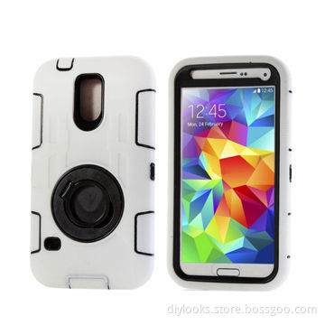 Hard Plastic Combination Case with Ring Holder, for Samsung Galaxy S5
